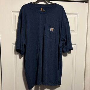 Carhartt Men's Deep Blue Short Sleeve Tee